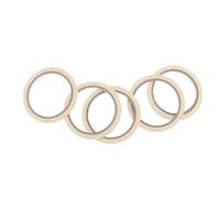 Operitacx Ruban Adhésif pour Nail Art 0,5 Cm 5 Pièces en Pvc Beige, Adhérence Forte Bouts Parfaitement Droits pour Usage Professionnel et Domestique