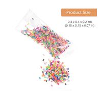 Operitacx Sachets de Décorations Argile Polymère Sucre pour Accessoires de Coque de Téléphone DIY Grains Délicats pour Embellissement Créatif