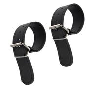 Operitacx Sangles de Panier de Vélo en Cuir Noir Réglables pour Installation Solide, Accessoires Vélo Pratiques pour Décoration et Conduite