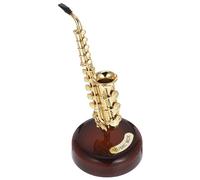 Operitacx Saxophone Music Box Décoration Rétro pour Maison Boîte Musicale Plastique Classique pour Cadeau de Mise Résidence ou Déco Intérieure