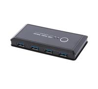 Operitacx Sélecteur USB Automatique Ports pour Partage Imprimante Scanner Périphériques Compatible PC Durable