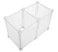 Operitacx Séparateurs Pour Congélateur Et Étagères De Réfrigérateur En Plastique Solide, Panier De Congélation Compartimenté 2 Cases, Rangement Modulable Pour Organisation Alimentaire