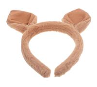 Operitacx Serrage-tête Accessoire de Cosplay Créatif en Tissu Oreilles de Kangourou Marron Bandeau Pratique et Facile à Porter pour Halloween et Festivals pour Femmes et Filles
