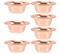 Operitacx Set de 7 Coupes D'offrande en Cuivre pour Bouddha, Bol Tibétain Décoratif Multifonction, pour Salle et Décoration Intérieure
