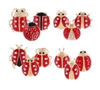 Operitacx Set de Broches en Alliage, Épingles Insectes Mignonnes Design Simple et Élégant Lot de 12 Décorations pour Tenue Quotidienne et