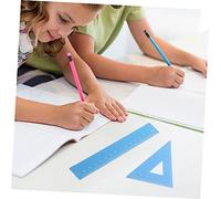Operitacx Set de Règles et Rapporteurs pour Dessin Mathématique Outils de Mesure pour Architecture Bureau et École Kit Portable pour Étudiants et