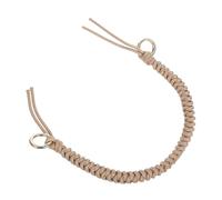 Operitacx Short Braided Handbag Strap With Buckle And Tassel Wax Coated Purse Chain Replacement Handle For Wallets And Handbags Easy To Attach Bag Accessory