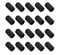 Operitacx Silent Silicone Drumstick Tips 20pcs With Anti-slip Grip And Easy Installation For Standard Drumsticks In Practice Use