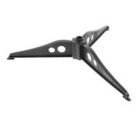 Operitacx Socle Facile à Assembler en Plastique Noir de Sapin de Noël Structure Triangulaire Stable, Design Détachable pour Fête de Noël et Mariage