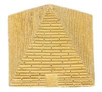Operitacx Statue Pyramide Égyptienne en Résine, Modèle Or pour Cabinet