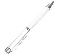 Operitacx Stylo à Bille à Sublimation Thermique Stylo Neutre à Bille Rétractable Finition Chrome Brillant pour Bureau et Usage Scolaire Lot pour Bricolage Créatif