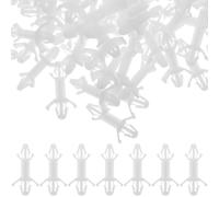 Operitacx Support de Carte de Circuit Imprimé et Résistance Corrosion en Nylon Blanc 100pcs Design Verrouillable et Résistance la Corrosion pour Pcb Électronique