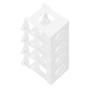 Operitacx Support de Montage en Plastique Blanc pour Interrupteurs à Bouton-poussoir 22 Mm, Ensemble de 4 Pièces Robuste et Fiable pour Usage Industriel et Bureau