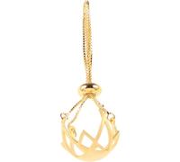 Operitacx Support de Pendentif Cage à Perles Robuste en Argenté 925 Doré pour Bijoux, pour Créations Artisanales et Collier Décoratif