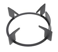 Operitacx Support de Poêle Semi Coupe-vent en Fer Rond, Accessoire pour Cuisinière à Gaz, Anneau Stabilisateur, Usage Domestique et Professionnel, Installation Rapide