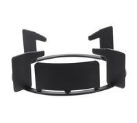 Operitacx Support de Poêle Semi-coupe-vent en Fer Rond Accessoires pour Cuisinière à Gaz Anneau Stabilisateur Antidérapant Usage Domestique et Professionnel