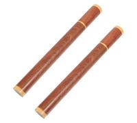 Operitacx Support D'encensoir en Bois de Fleur 2pcs, Boîte de Rangement Portable pour Bâtonnets Parfumés, Maintient la Qualité Parfum, pour Studios de Yoga