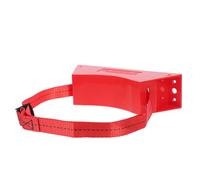 Operitacx Support Mural Cylindrique Rouge 40l pour Réservoir de Propane et Bouteilles D'hydrogène ou Oxygène, Fixation Plastique et Fer Solide et Sécurisée