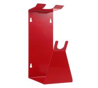 Operitacx Support Pistolet Peinture Automobile Métallique Ergonomique Fixation Murale pour Atelier et Garage Rangement Stable pour Pistolet Unique Rouge