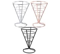 Operitacx Support Rangement en Présentation Lors Créatif et ou pour Élégant Cônes Glace Fer 3pcs , Porte-frites de de Banquets ou Magasins