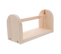 Operitacx Support Ruban Adhésif Bois Robuste pour Bureau et Maison Distributeur de Ruban Décoratif Stable Organiseur Polyvalent pour Adhésifs pour Artisanat et