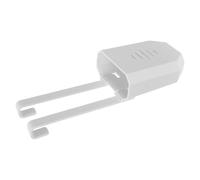 Operitacx Support Suspendu pour Comprimés Nettoyants Wc, Porte-nettoyant pour Réservoir de Toilettes en Plastique Blanc, Transporteur Anti-résidus pour Salle de Bain, Accessoire Wc Pratique