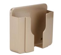 Operitacx Support Téléphone Mural Doré Adhésif avec Organisateur Multimédia Support Charge Portable pour Cuisine Bureau Chambre 3.90X3.39X1.18In