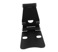 Operitacx Support Téléphone Portable Alliage Aluminium avec Base Antidérapante Réglable Multi-Angle Compatible et Pixel Support de Bureau Portable Noir