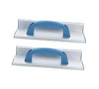 Operitacx Supports Auto-adhésifs pour Ponçage Manuel Lot de 2 pour Papier de Verre en Alliage D'aluminium et Plastique Design Ergonomique Couleur Aléatoire des Murs et Plaques de Plâtre