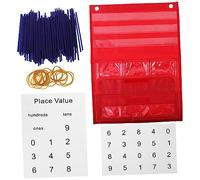 Operitacx Tableau De Comptage à Poches Pour Classe Tableau De Poche Suspendu Affichage Mural Organisation De Classe