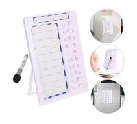 Operitacx Tableau de Corvées Magnétique pour Garçon Fille Planning Mémo Effaçable Tableau Auto Discipline Portable avec Personnalisable Outil Éducatif pour