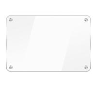 Operitacx Tableau magnétique en acrylique effaçable à sec pour le réfrigérateur, planification claire, liste de choses à faire, cuisine, menu, entraînement, planificateur de repas, tableau mémo