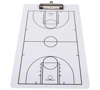 Operitacx Tablette D’entraîneur de Basketball Portable en Pvc Design Multiple Côtés, Tableau Utile pour Match et Conseil des Entraîneurs