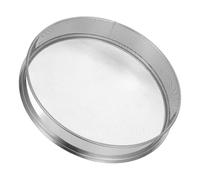 Operitacx Tamis à Sol en Acier Inoxydable Argenté, Maille Uniforme 2mm, Résistant à l'usure et Pratique pour Jardinage et Plantation en Extérieur