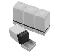 Operitacx Tampon D'accords en Plastique Blanc 4pcs pour Ukulélé et Guitare Positionnement Rapide des Accords, Compatible pour Pratique Quotidienne et Performances