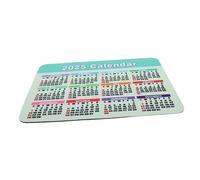 Operitacx Tapis de Souris Calendrier Antidérapant Combiné avec Calendrier Bureau Ergonomique pour Maison et Bureau Compact et Pratique