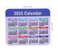 Operitacx Tapis Souris Calendrier Antidérapant et Étanche pour Bureau et Ordinateur Portable Base Caoutchouc Design Unique et Double Usage pour Maison et Travail