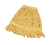 Operitacx Tête de Serpillière en Coton Jaune Haute Densité, Absorbante et Solide, Chiffon de Remplacement Pratique pour Balai, pour Usage Domestique Quotidien