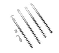 Operitacx Tige Télescopique pour Stores et Volets, Acier Inoxydable | Perche Extensible, Poignée Ergonomique en Plastique, pour Fenêtres Hautes et Difficiles D’accès, Montage Simple