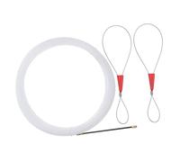 Operitacx Tire Fil Électrique Nylon avec Attache Rapide Câble de Guidage pour Électriciens Outil Flexible pour Passage de Fils Conduits et Murs