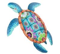 Operitacx Tortue En Fer À Suspendre Au Mur Ornements De Clôture Sculpture Extérieure Décoration Murale De Jardin Ornements De Jardin Extérieurs Décoration Murale Extérieure Amusante