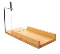 Operitacx Trancheuse à Fromage en Acier Inoxydable avec Fil, Manche Ergonomique en Bois pour Couper Fruits, Fromages et Charcuterie, Outil Cuisine Polyvalent