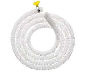 Operitacx Tuyau D'ÉVacuation Climatisation 2.00 M Tube De Drainage En PolyéThylèNe Avec Collier Inoxydable Pour Pompe Mini-Split Machine À Laver Semi-Automatique Robinet De Piscine