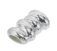 Operitacx Vase à Fleurs Disco en Plastique Argenté Miroir Spirale, Incassable et Polyvalent, Décoration Moderne Élégante pour Table Basse ou Salle à Manger
