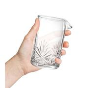 Operitacx Verre à Mélange Professionnel 700ml en Verre Épais Bec Verseur Facile à Verser et Bord Lisse, pour Bar et Préparation de Cocktails