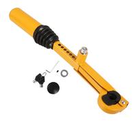 Operitacx Verrou de Levier de Vitesse Ajustable en Acier Fonction Antivol Manuelle, Style Simple et Moderne pour Sécurité Frein à Main Voiture
