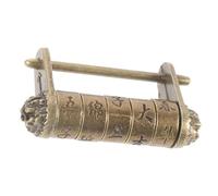 Operitacx Vintage avec Serrure Chinoise de Style Rétro pour Armoires Compacte et pour Boîte à Bijoux et Mobilier