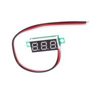 Operitacx Voltmètre Numérique LED Dc Module Panneau Affichage Bleu Mesure Continu Câble Compact
