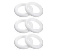 Operitacx Wedding Decorations 6Pcs 20 Cm Blancs Bouges en Mousse Couronne de Mousse Forme de Modélisation en Mousse de Mousse de Mousse pour Bricolage Décor de La de La Fleur