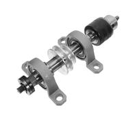 Operitacx Woodworking Table Saw Spindle Bearing Assembly With Chuck And Pulley Rotary Tool Lathe Accessory Compatible With Multiple Bench Saw Models Easy Maintenance And Replacement